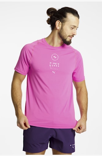 PUMA x HYROX DRYELITE Training Herren T-Shirt Pink