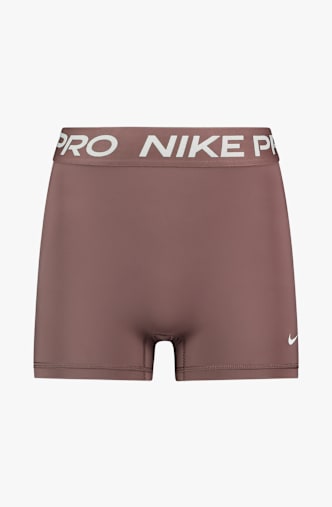 Nike Pro 3" short donna Marrone