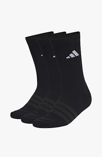 adidas 3-Pack Cushioned Crew 40-42 chaussettes Noir