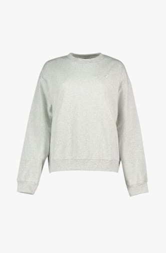 New Balance Sport Essentials French Terry Small Logo Damen Pullover Grau