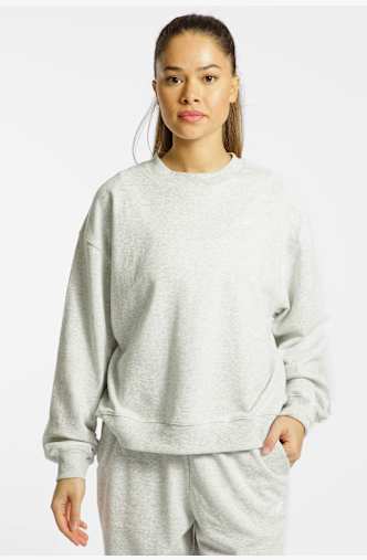 New Balance Sport Essentials French Terry Small Logo pulls femmes Gris