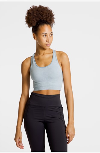 Odlo Seamless Medium reggiseno sportivo donna Blu