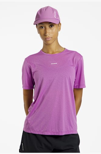 Salomon Shakeout Core t-shirt donna Rosa