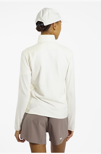 Salomon Essential Lightwarm Hybrid midlayer femmes Blanc