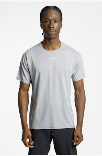 Salomon Sense Aero Graphic Herren T-Shirt Grau