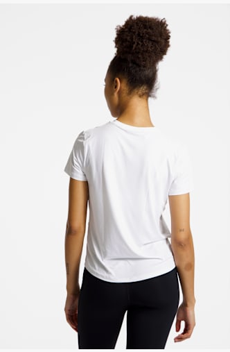 Nike One Classic Dri-FIT Damen T-Shirt Weiss