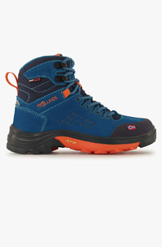 Trollkids Trollsteinen Hiker Mid XT chaussures de randonnée enfants Bleu