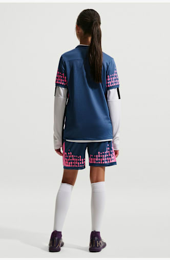 Nike Dri-FIT Academy Kylian Mbappé short bambini Blu