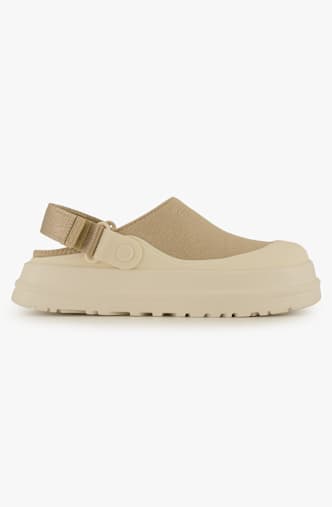UGG GoldenGlow Canvas Damen Slipper Braun