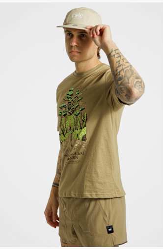 Ciele ORT Wallace Lake Road Herren T-Shirt Beige