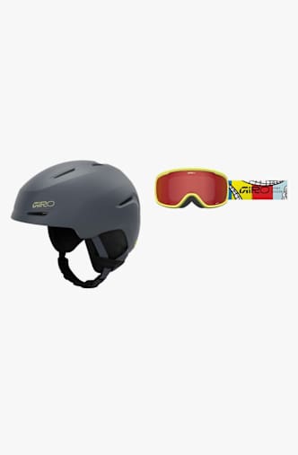 GIRO Spur™ Combo Kinder Skihelm + Brille Grau