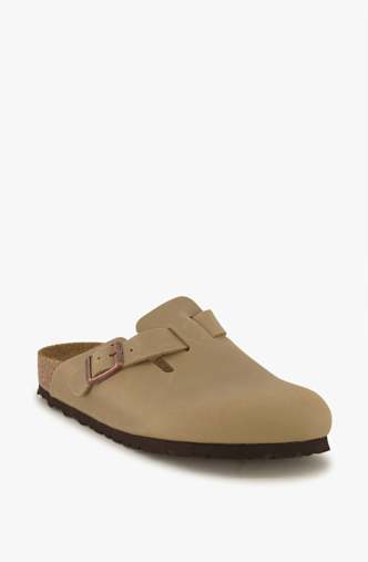 Birkenstock Boston LEOI Narrow Fit Damen Slipper Braun