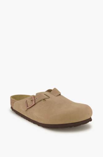 Birkenstock Boston LEOI Regular Fit slipper hommes Marron
