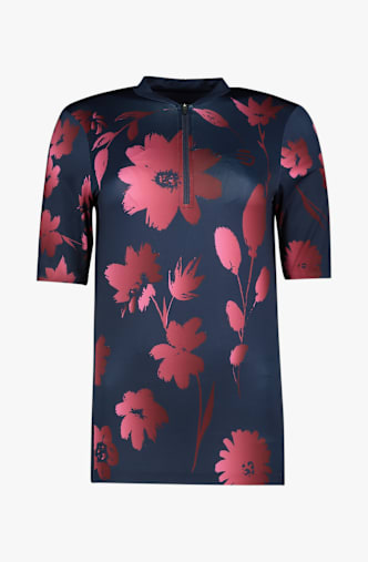 Stoke Inula Half-Zip maillot de bike femmes Bleu