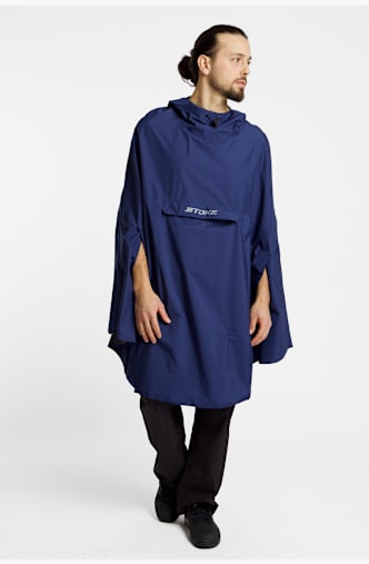 Stoke Ibero poncho antipioggia Blu