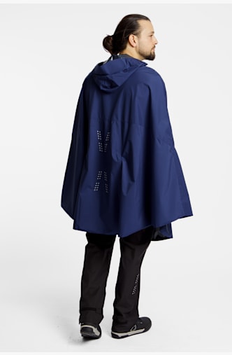 Stoke Ibero poncho antipioggia Blu