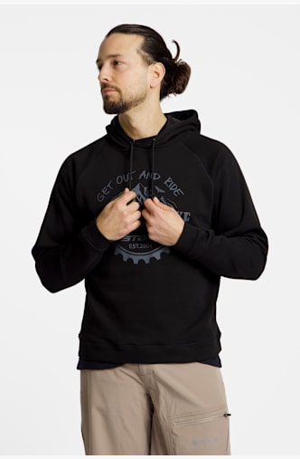 Stoke Ribes Herren Hoodie Schwarz