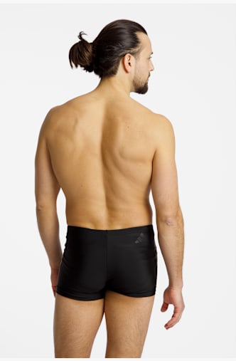 adidas Big Bars Boxer Herren Badehose Schwarz