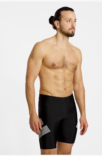 adidas Big Bars Jammer costume da bagno uomo Nero