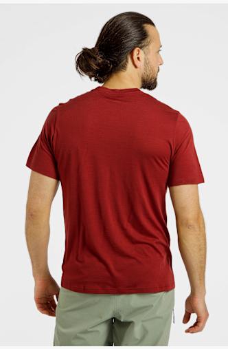 Ortovox 120 Cool Tec MTN Sun Herren T-Shirt Rot