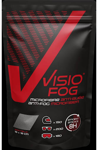 Visio Dry VisioFog® Anti-Fog panno microfibra Grigio