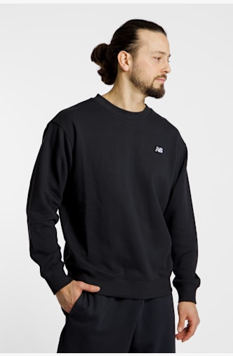 New Balance Sport Essentials Small Logo French Terry Herren Pullover Schwarz