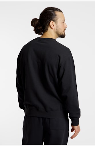 New Balance Sport Essentials Small Logo French Terry Herren Pullover Schwarz
