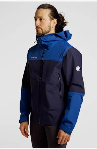 MAMMUT Alto Guide Hooded Herren Outdoorjacke Blau