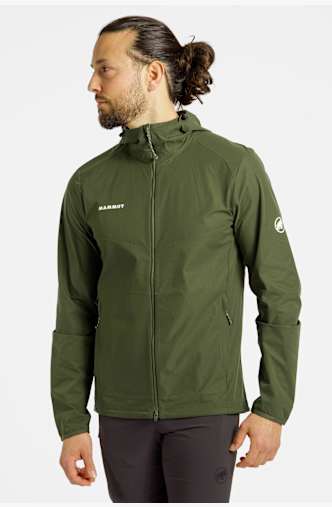 MAMMUT Granite Hooded Herren Softshelljacke Grün