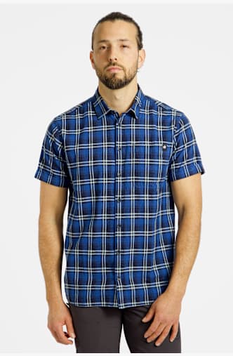 MAMMUT Trovat Summer Herren Wanderhemd Blau