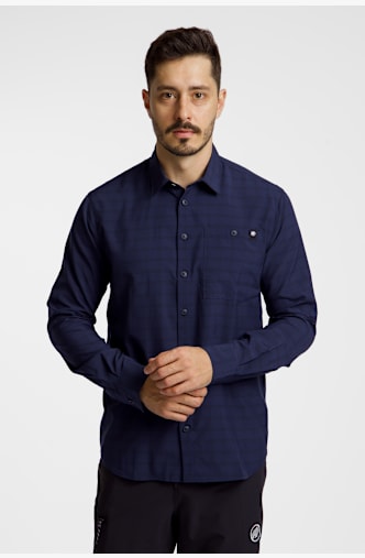 MAMMUT Lenni chemise de randonnée hommes Bleu