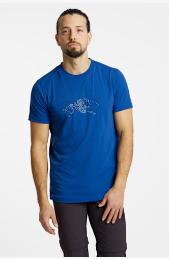 MAMMUT Mountain Fruendenhorn t-shirt uomo Blu