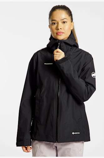 MAMMUT Treeline Hooded Gore-Tex® Damen Outdoorjacke Schwarz