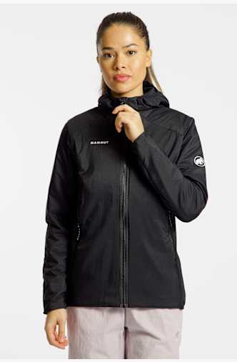 MAMMUT Rime Light Hybrid Hooded midlayer donna Nero