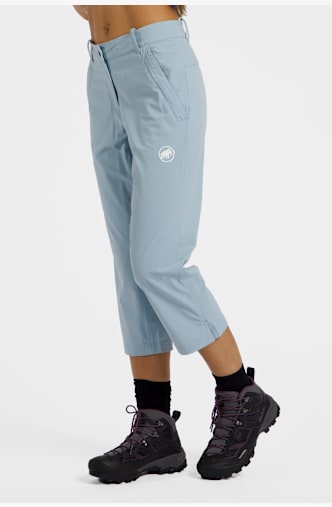 MAMMUT Hiking V pantaloni da trekking 3/4 donna Blu