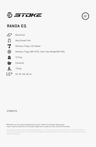 Stoke Randa EQ 29 Gravel Bike Grün