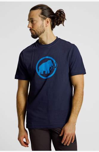 MAMMUT Classic Logo t-shirt hommes Bleu