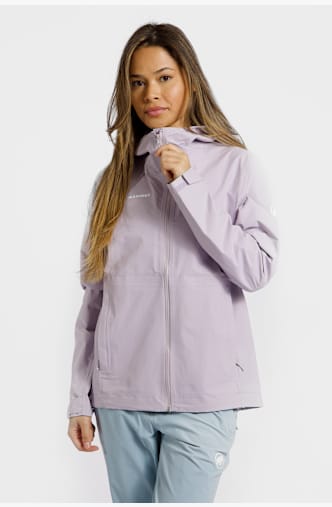 MAMMUT Trovat Hooded Damen Outdoorjacke Lila