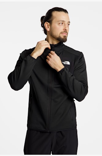 The North Face Crest Fleece Herren Midlayer Schwarz