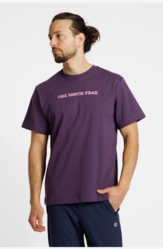 The North Face Logo Twist Relaxed Graphic t-shirt hommes Violet