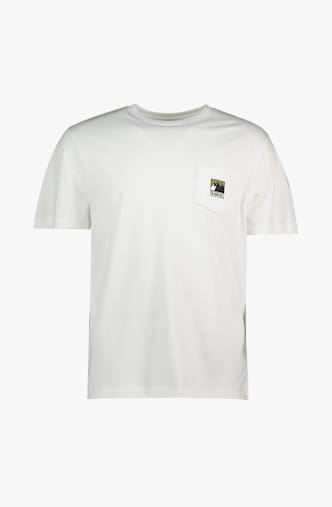The North Face Mountain Logo Relaxed t-shirt hommes Blanc