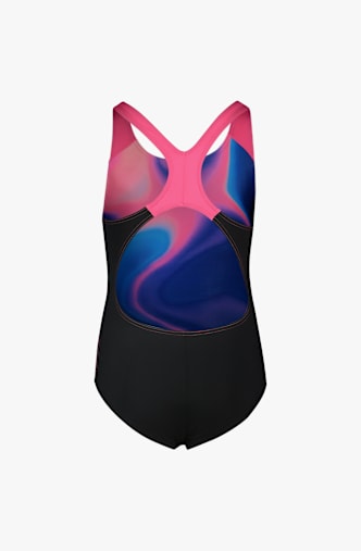 speedo Splashback Print costume da bagno bambina Blu