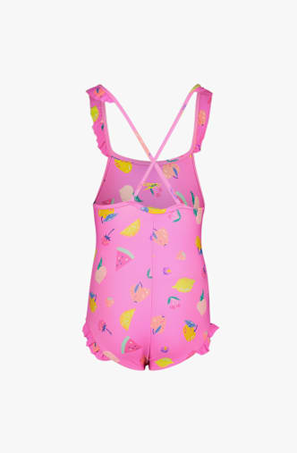 speedo Print Frill Thinstrap maillot de bain jeune enfant Pink