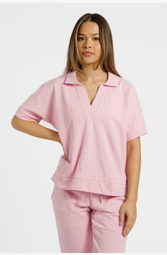Kappa Irene Jacquard polo femmes Pink