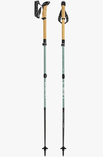 LEKI Makalu FX Carbon Compact Wanderstock Grün
