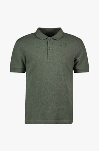 Kappa Izzy Jacquard Herren Poloshirt Grün