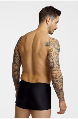 speedo Medley Logo Herren Badehose Schwarz