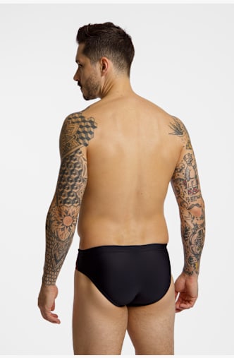 speedo Medley Logo slip de bain hommes Noir