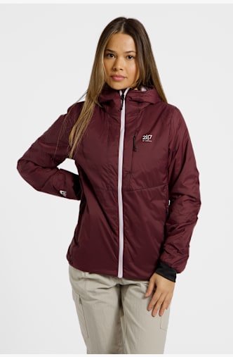2117 OF SWEDEN Valla Light Padded Damen Outdoorjacke Rot