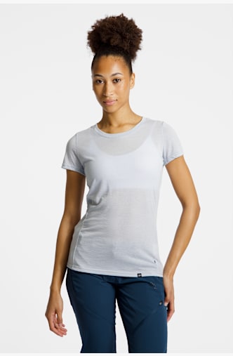 2117 OF SWEDEN Almo Merino Damen T-Shirt Blau